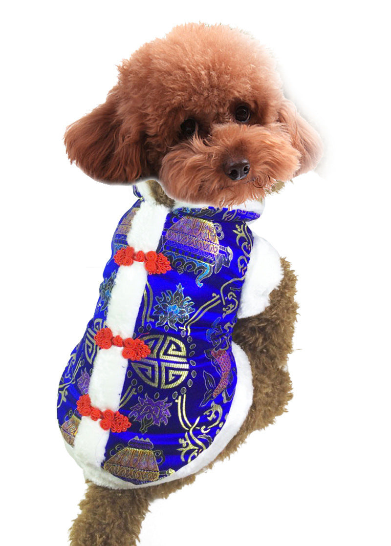 Chinese-Style Pet Clothes - Tang Suit for Every Year