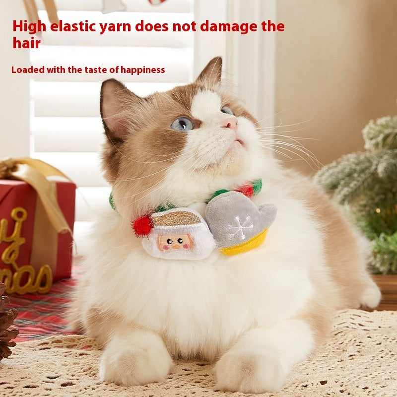 Christmas Pet Collar – Stretchable Decorative Ornament