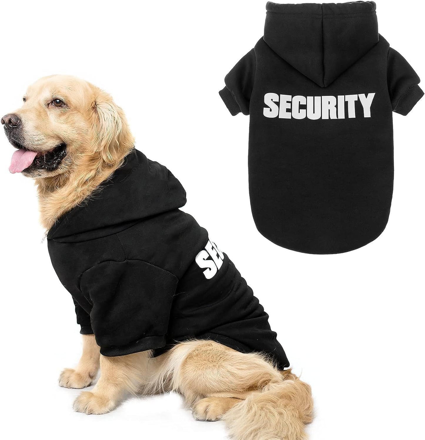 Pet Dog Fleece-Lined Hoodie – Casual & Warm with Hood