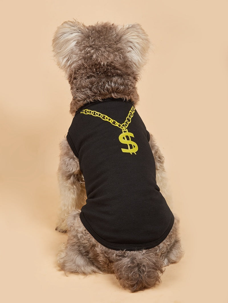 Dog Vest with Necklace – Stylish Pet Apparel