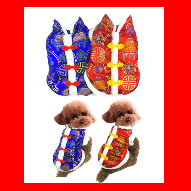 Chinese-Style Pet Clothes - Tang Suit for Every Year