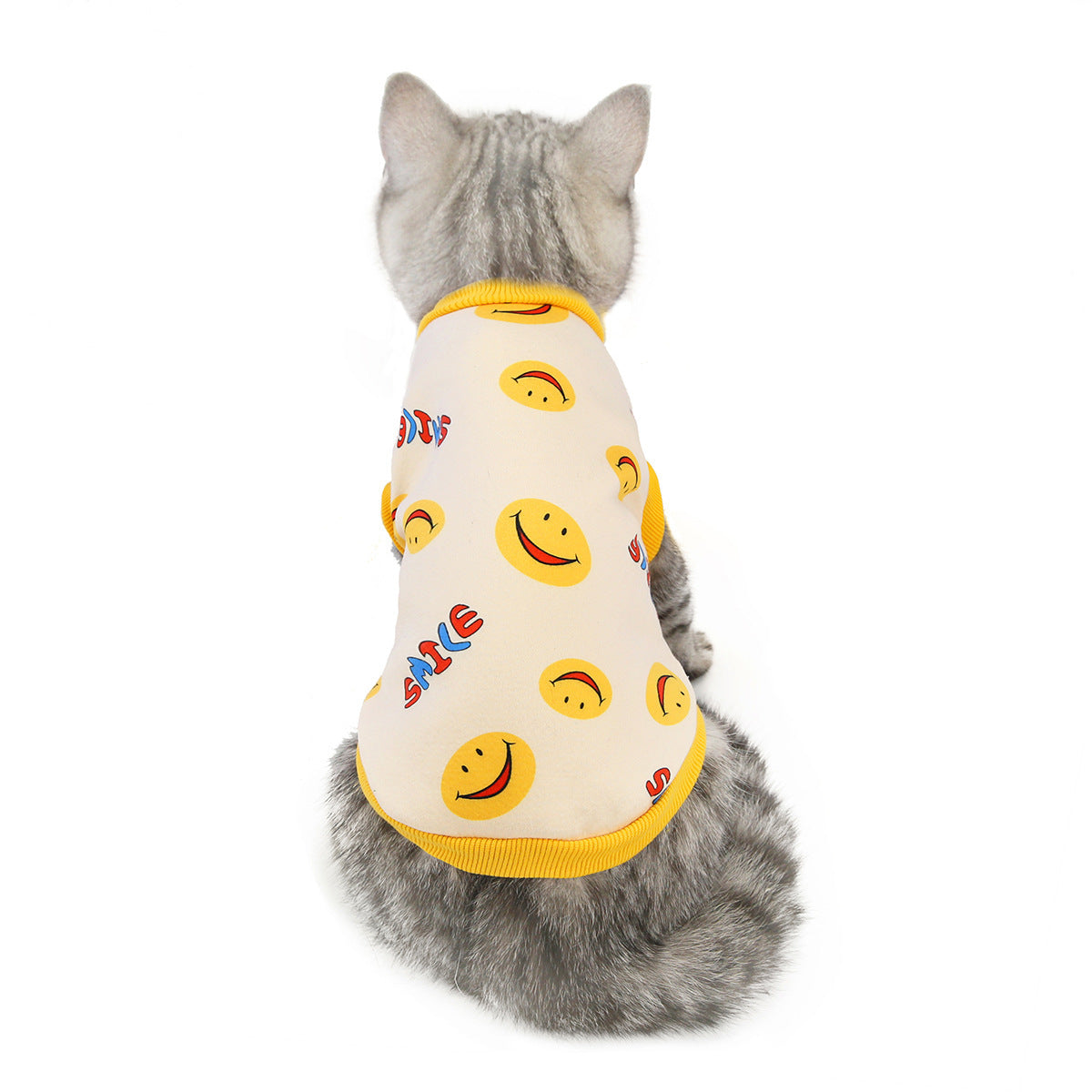 Cat Clothes – Multiple Designs: Dinosaur, Deer, Avocado, Smile, & Lollipop