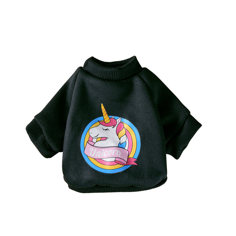 Small Dog Teddy Cartoon Sweater – Cute Clothing