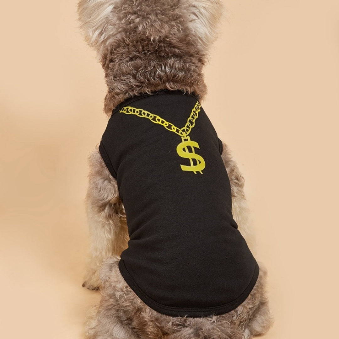 Dog Vest with Necklace – Stylish Pet Apparel