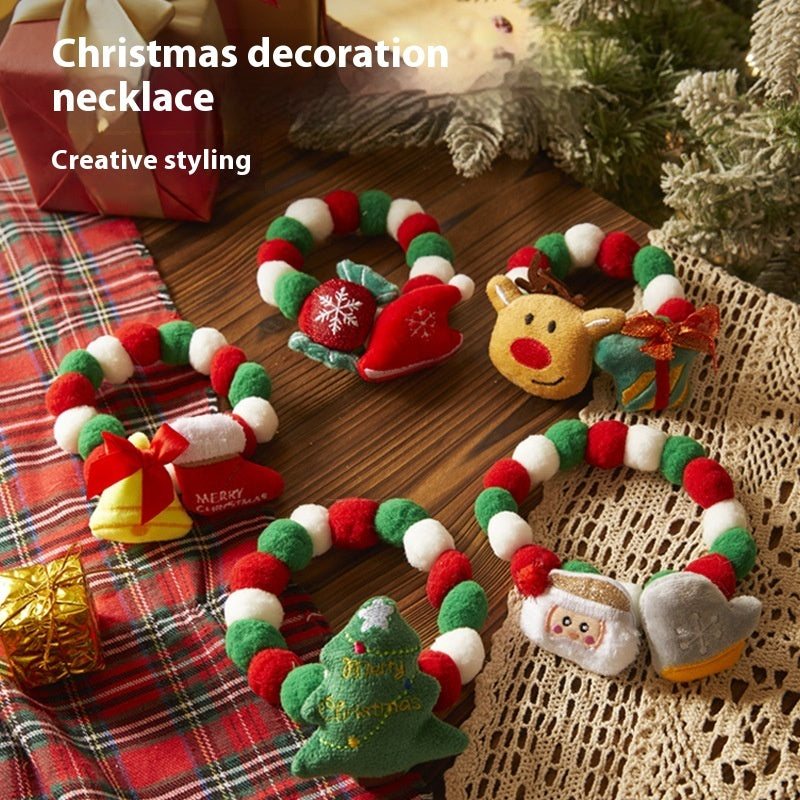 Christmas Pet Collar – Stretchable Decorative Ornament