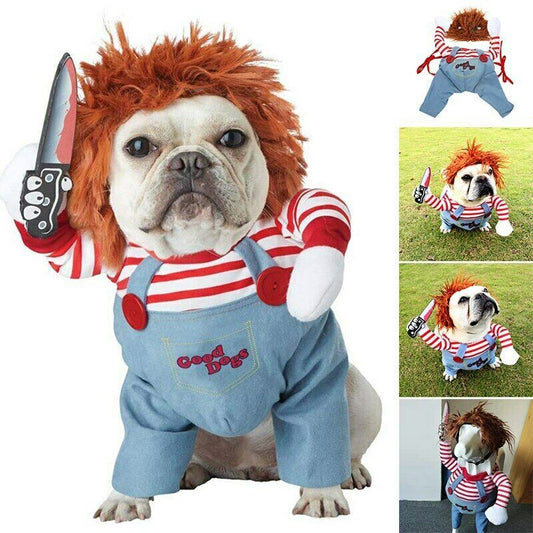 Halloween Pet Costume – Funny & Adjustable Dog Cosplay for Parties