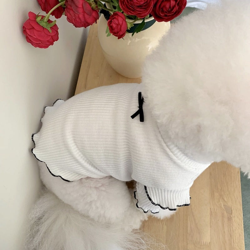 Fashionable Dog Shirt – Personalized Bottoming Apparel