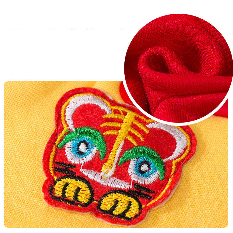 Cat Chinese New Year Sweater – Tiger Patch Design