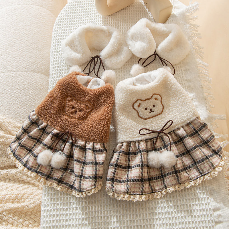 Fashionable New Puppy Dress – Cute Bear Design