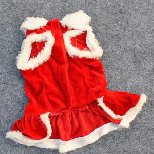 Pet Clothing – Classic Red Skirt for New Year & Christmas