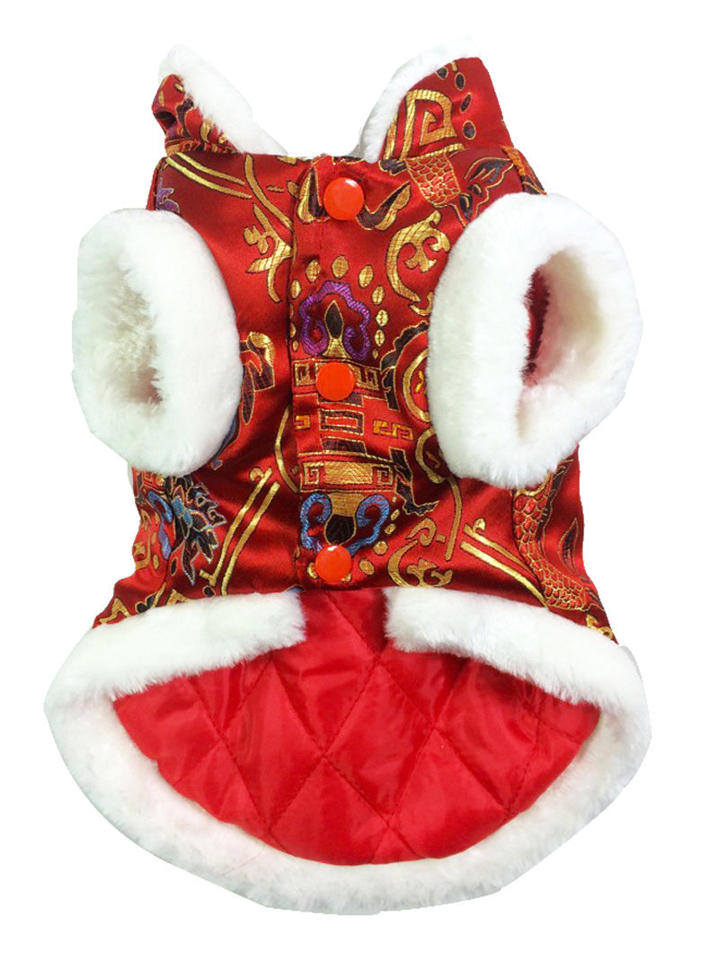 Chinese-Style Pet Clothes - Tang Suit for Every Year