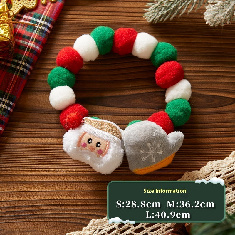 Christmas Pet Collar – Stretchable Decorative Ornament