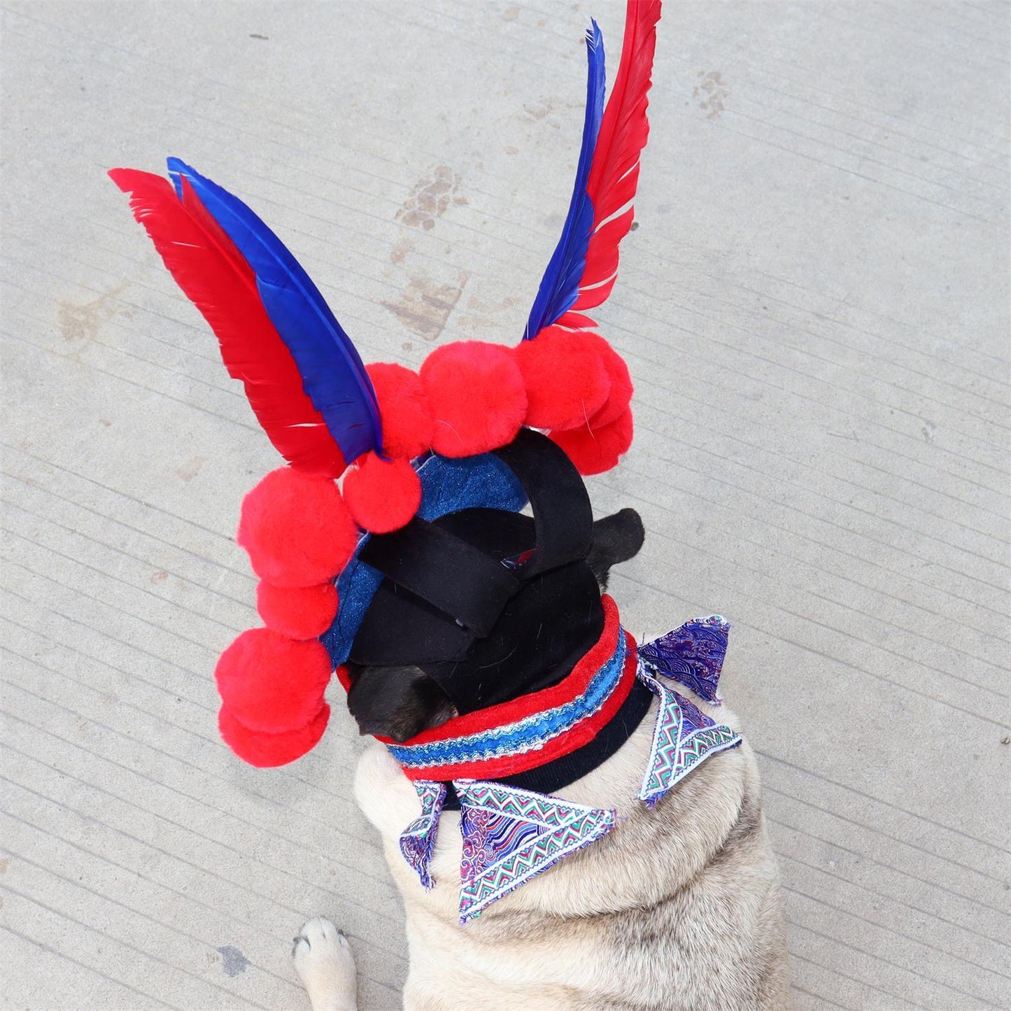 Halloween Pet Costume – Cute Dress with Headwear & Sword Design