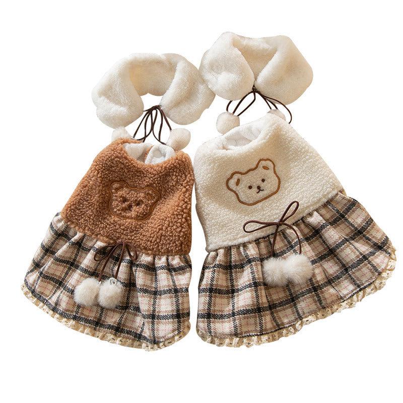 Fashionable New Puppy Dress – Cute Bear Design