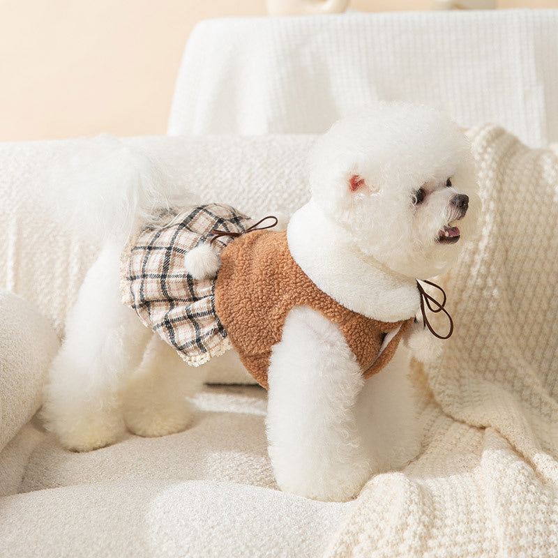 Fashionable New Puppy Dress – Cute Bear Design